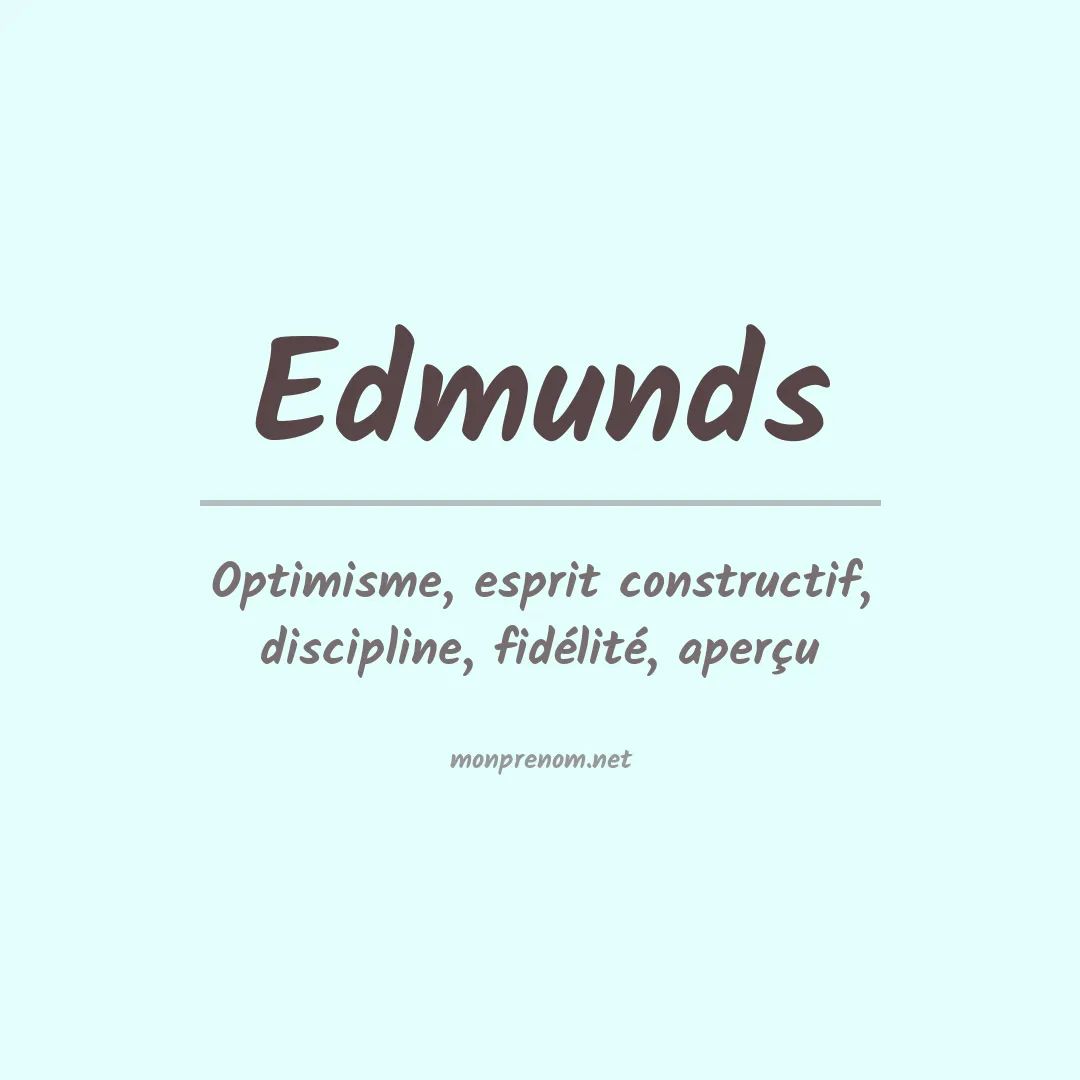 Signification du Prénom Edmunds