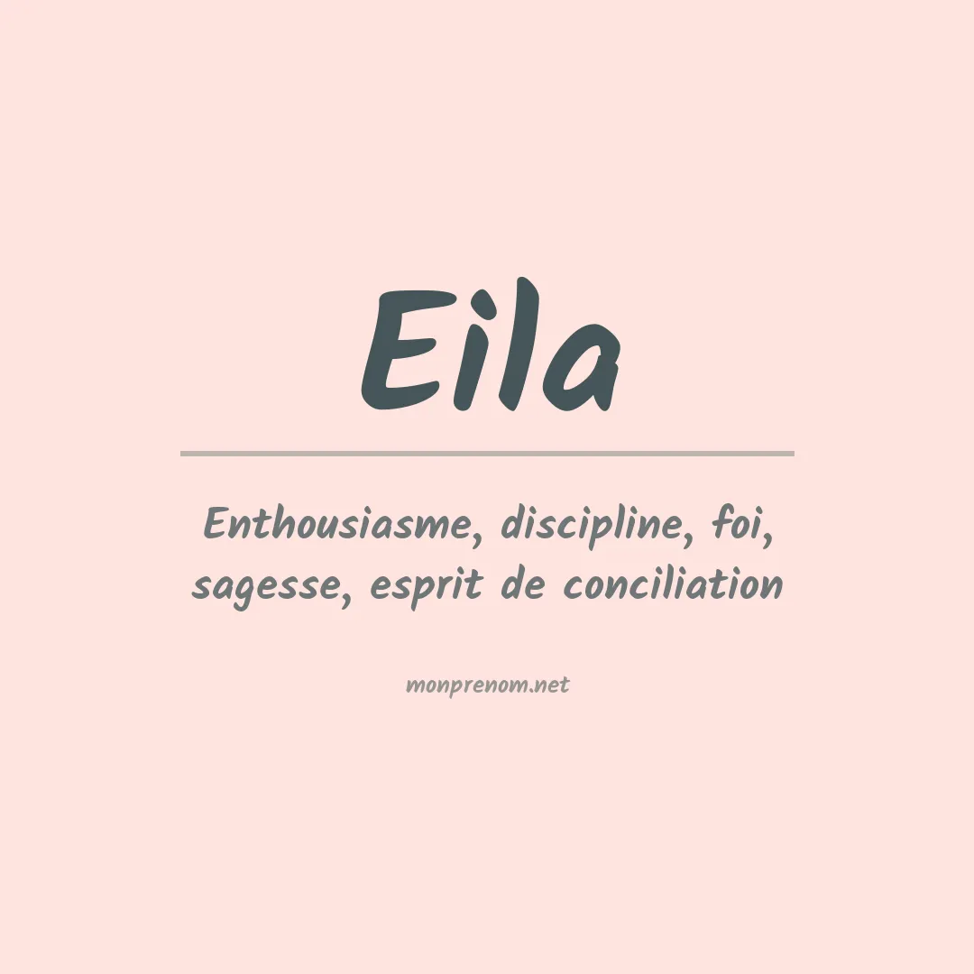 Signification du Prénom Eila