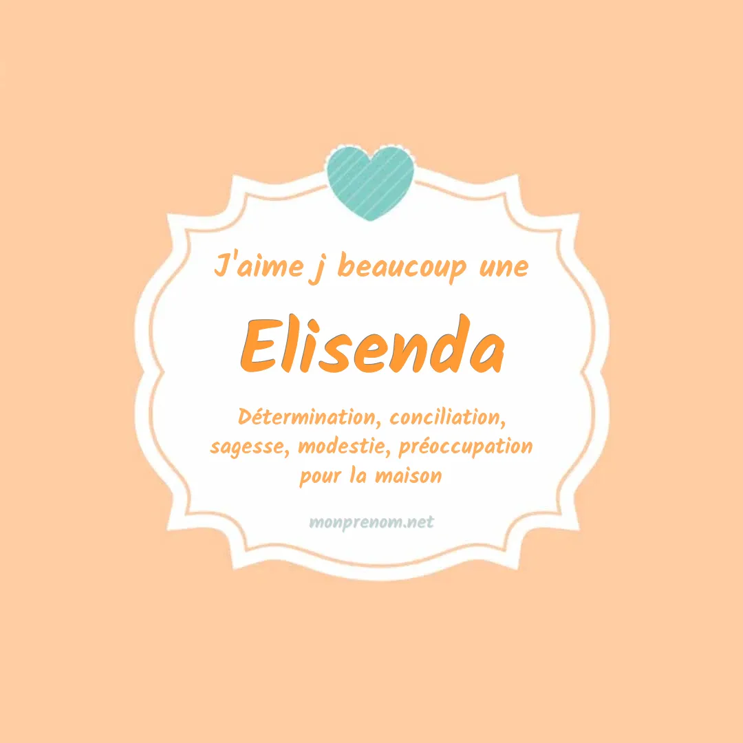 j'aime beaucoup Elisenda
