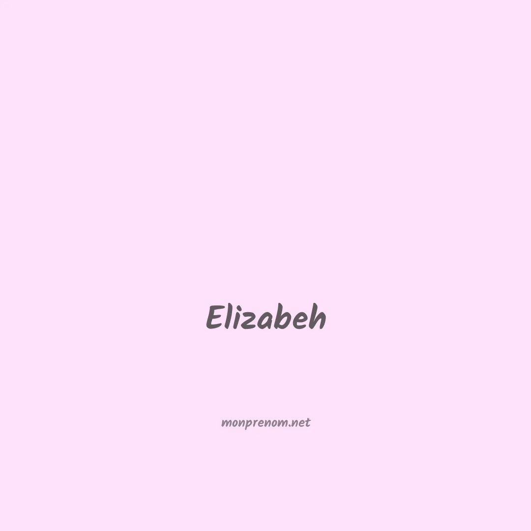 Elizabeh en chino