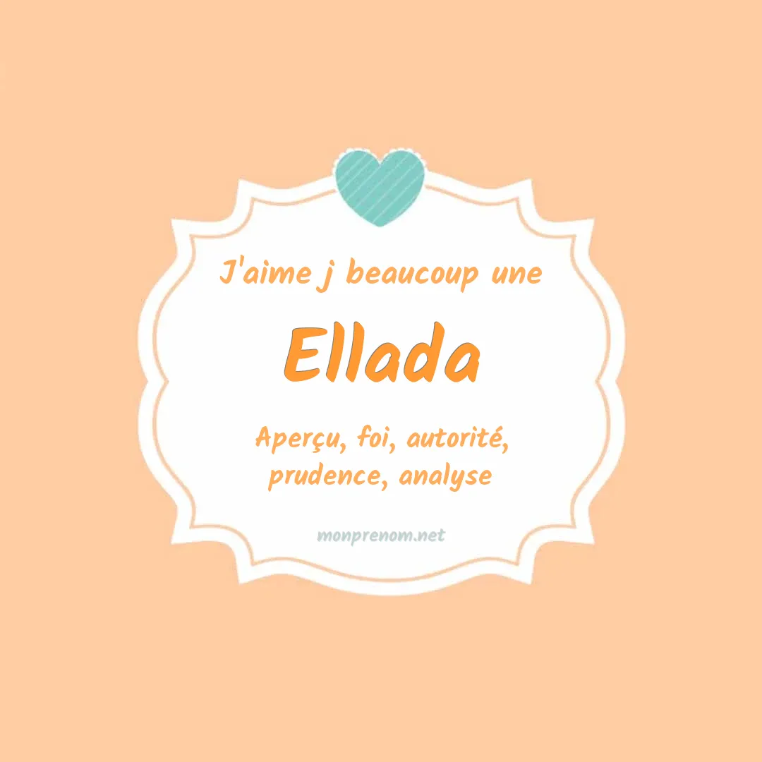 j'aime beaucoup Ellada