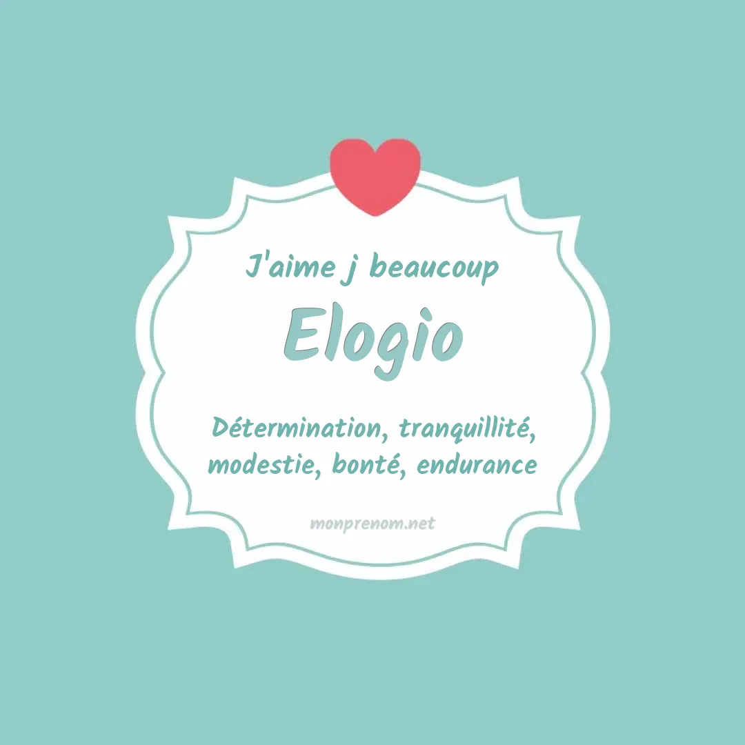 j'aime beaucoup Elogio