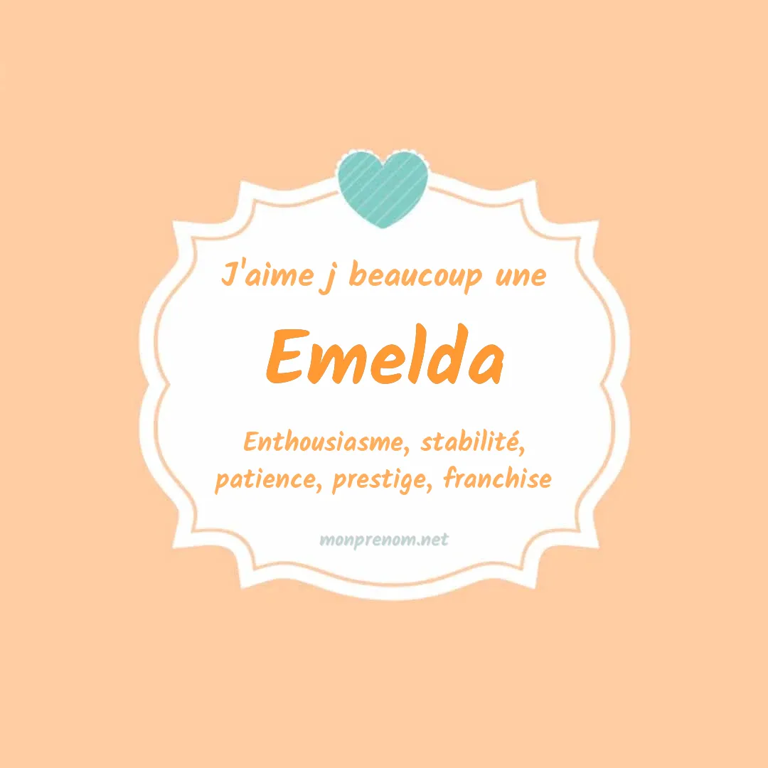 j'aime beaucoup Emelda