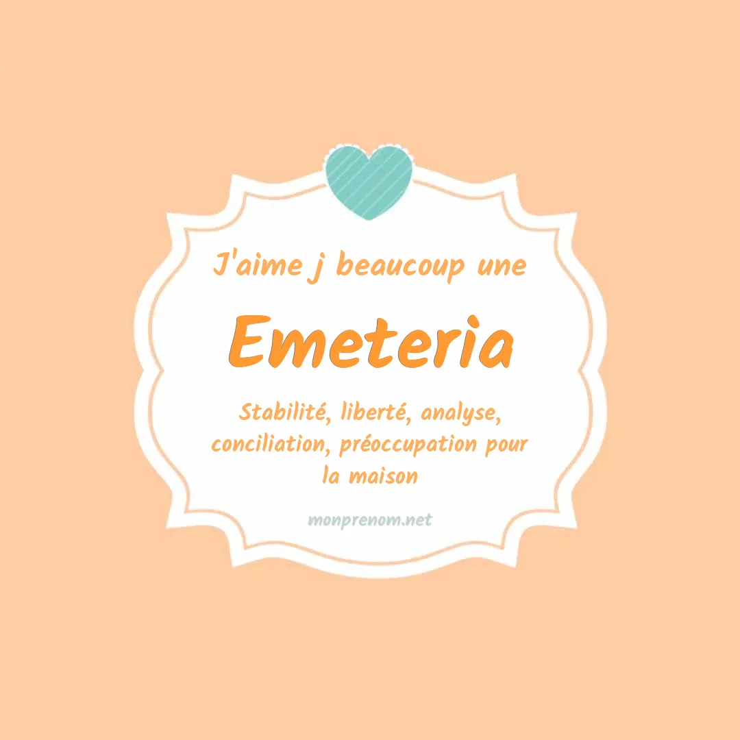 j'aime beaucoup Emeteria