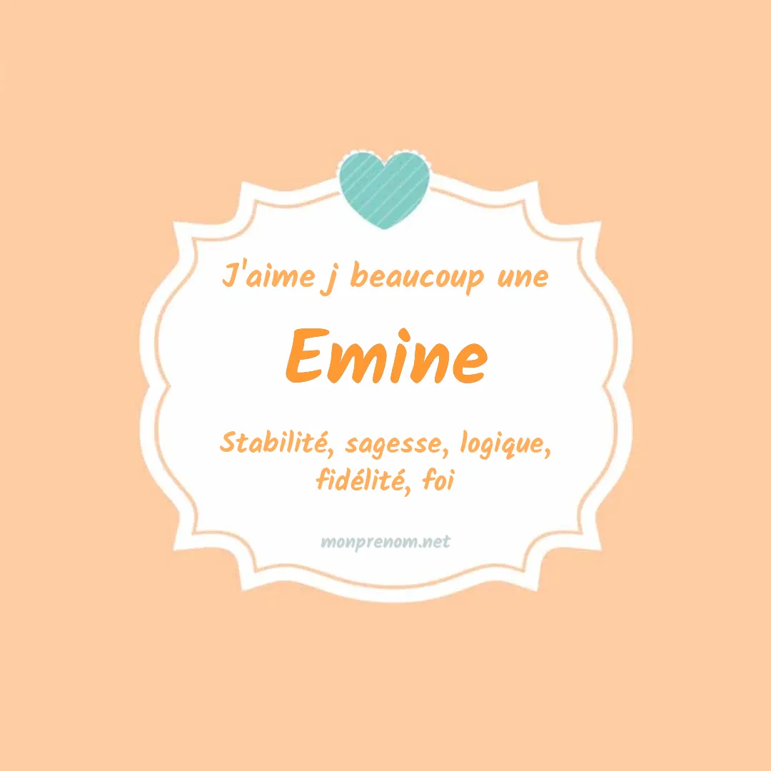 j'aime beaucoup Emine