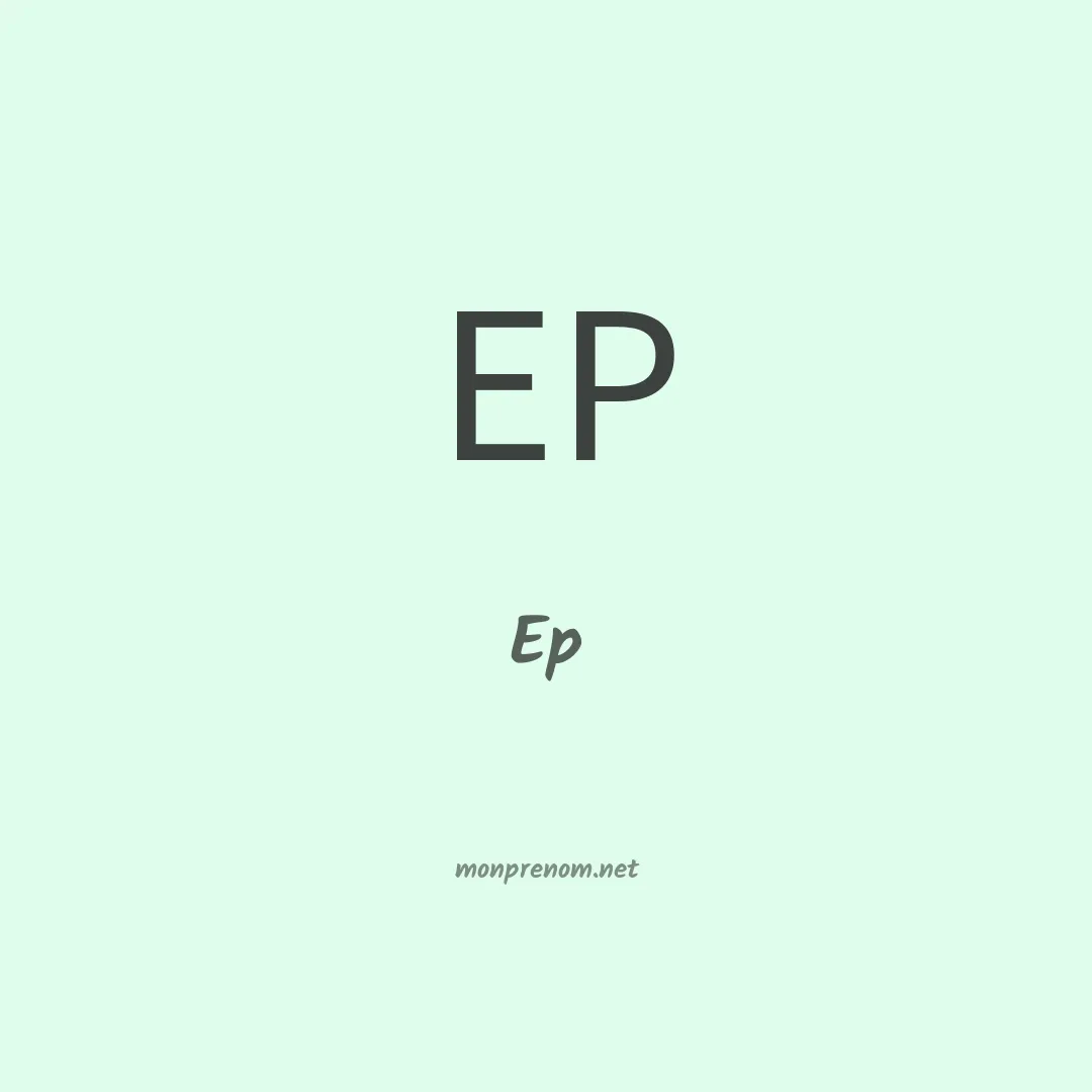 Ep en chino