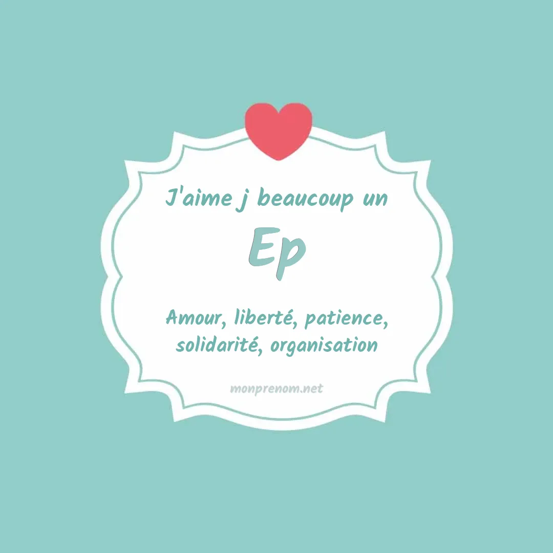 j'aime beaucoup Ep