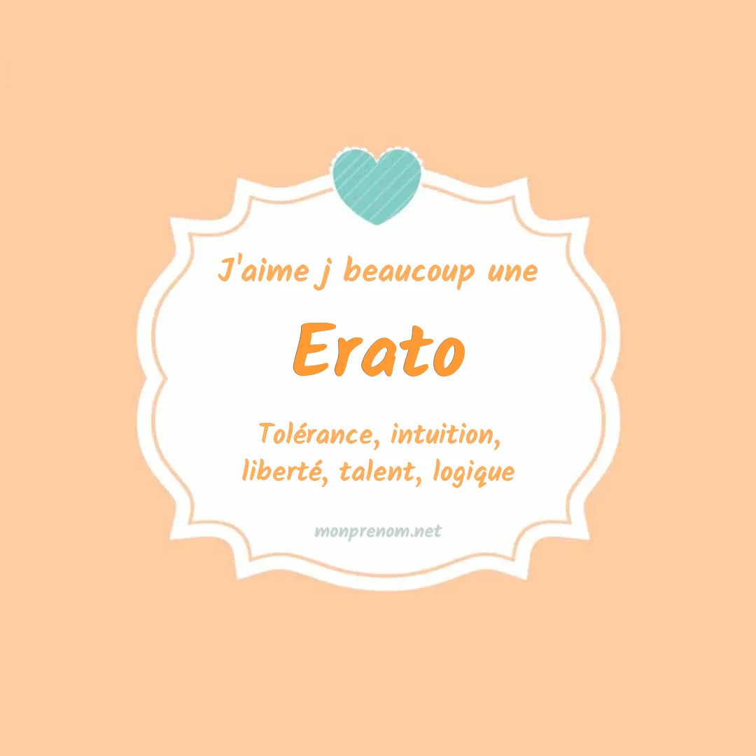 j'aime beaucoup Erato