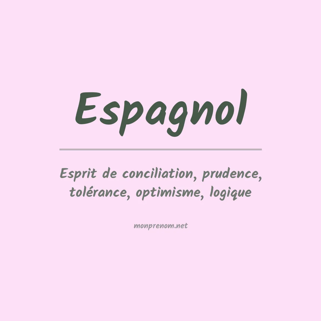 Signification du Prénom Espagnol Signification du Prénom Espagnol