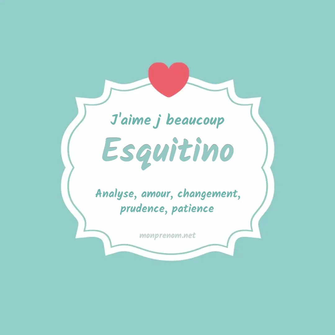 j'aime beaucoup Esquitino