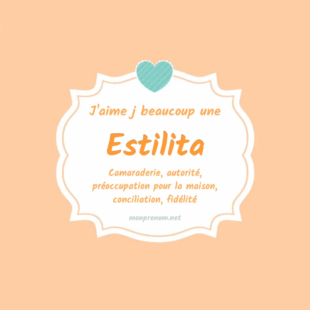 j'aime beaucoup Estilita