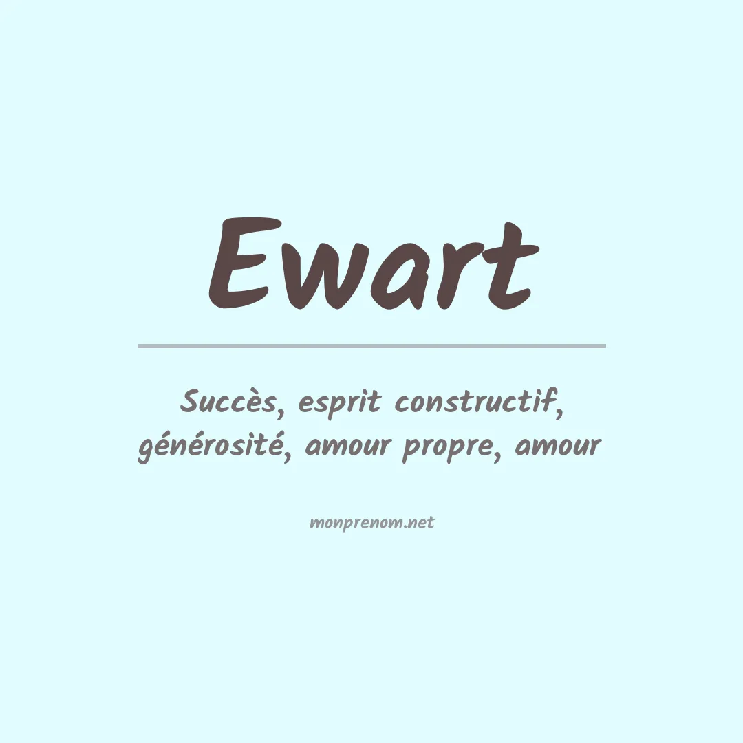 Signification du Prénom Ewart