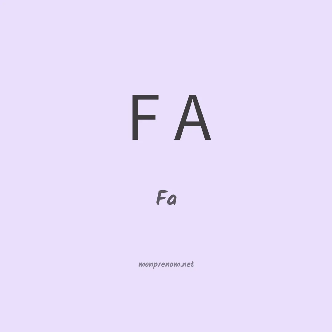 Fa en chino