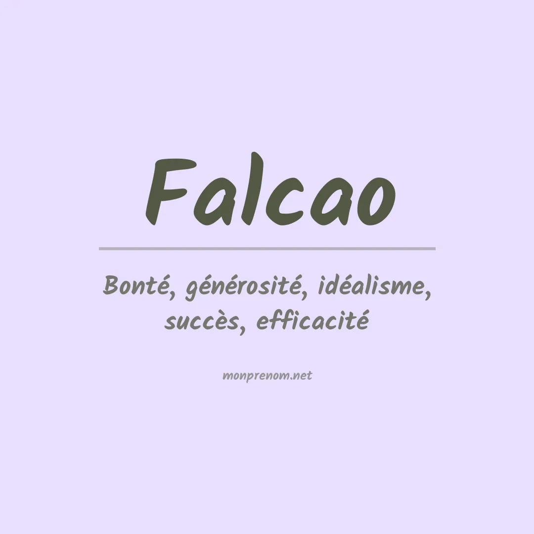 Signification du Prénom Falcao