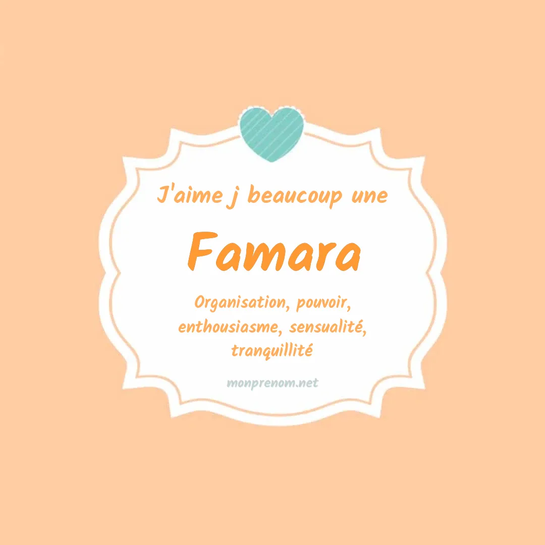 j'aime beaucoup Famara