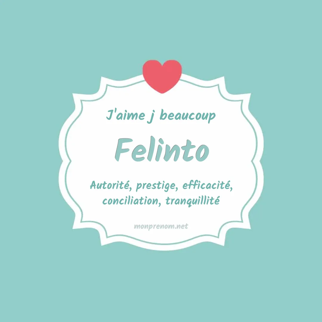 j'aime beaucoup Felinto