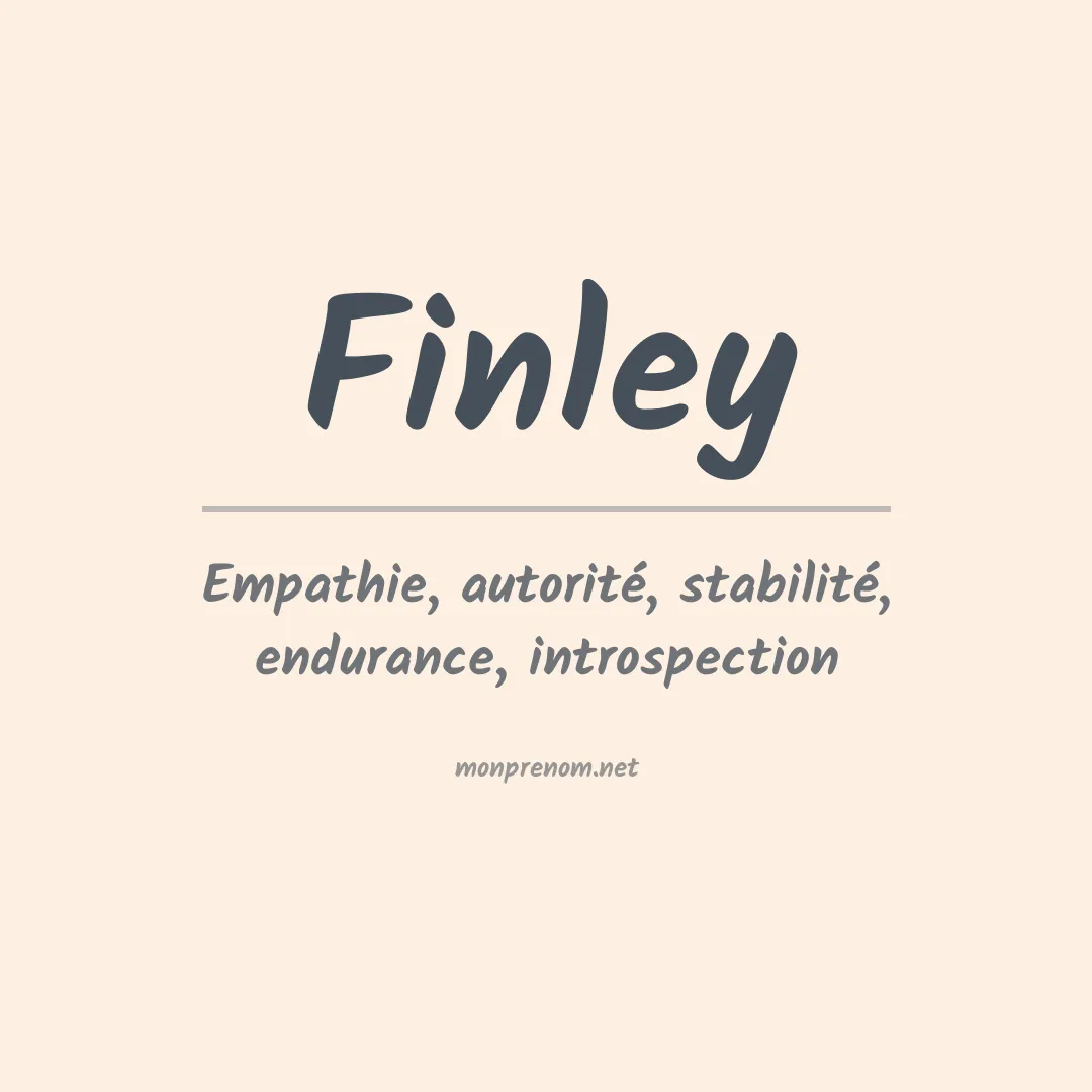 Signification du Prénom Finley