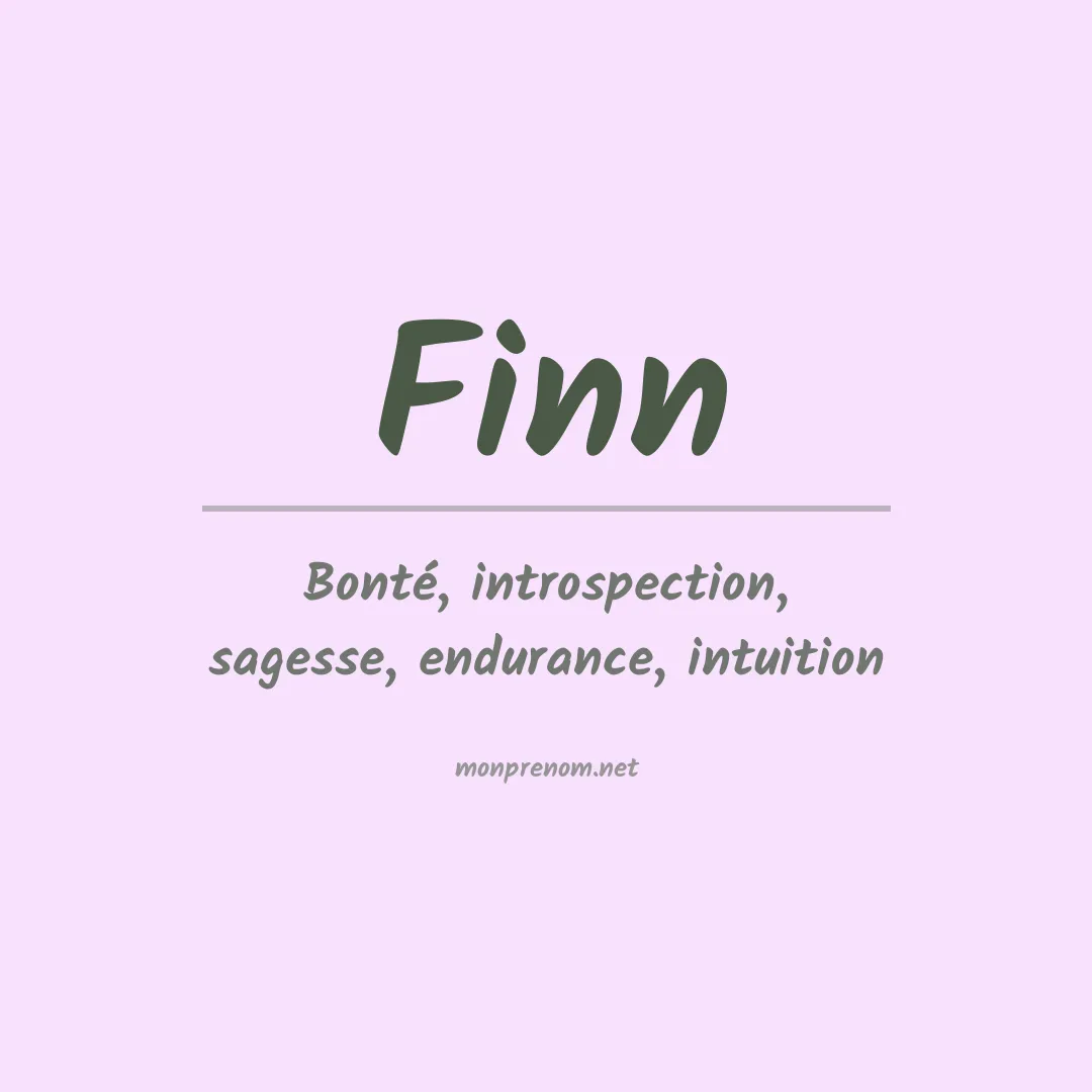Signification du Prénom Finn