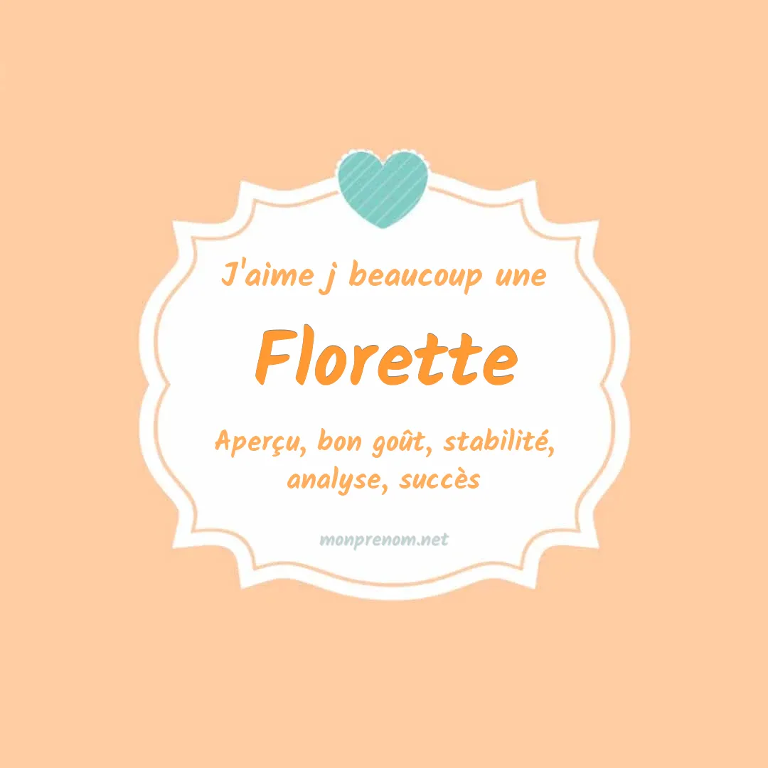 j'aime beaucoup Florette