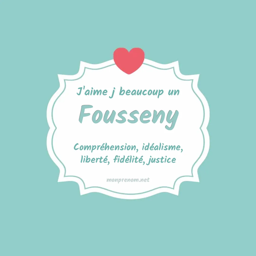 j'aime beaucoup Fousseny