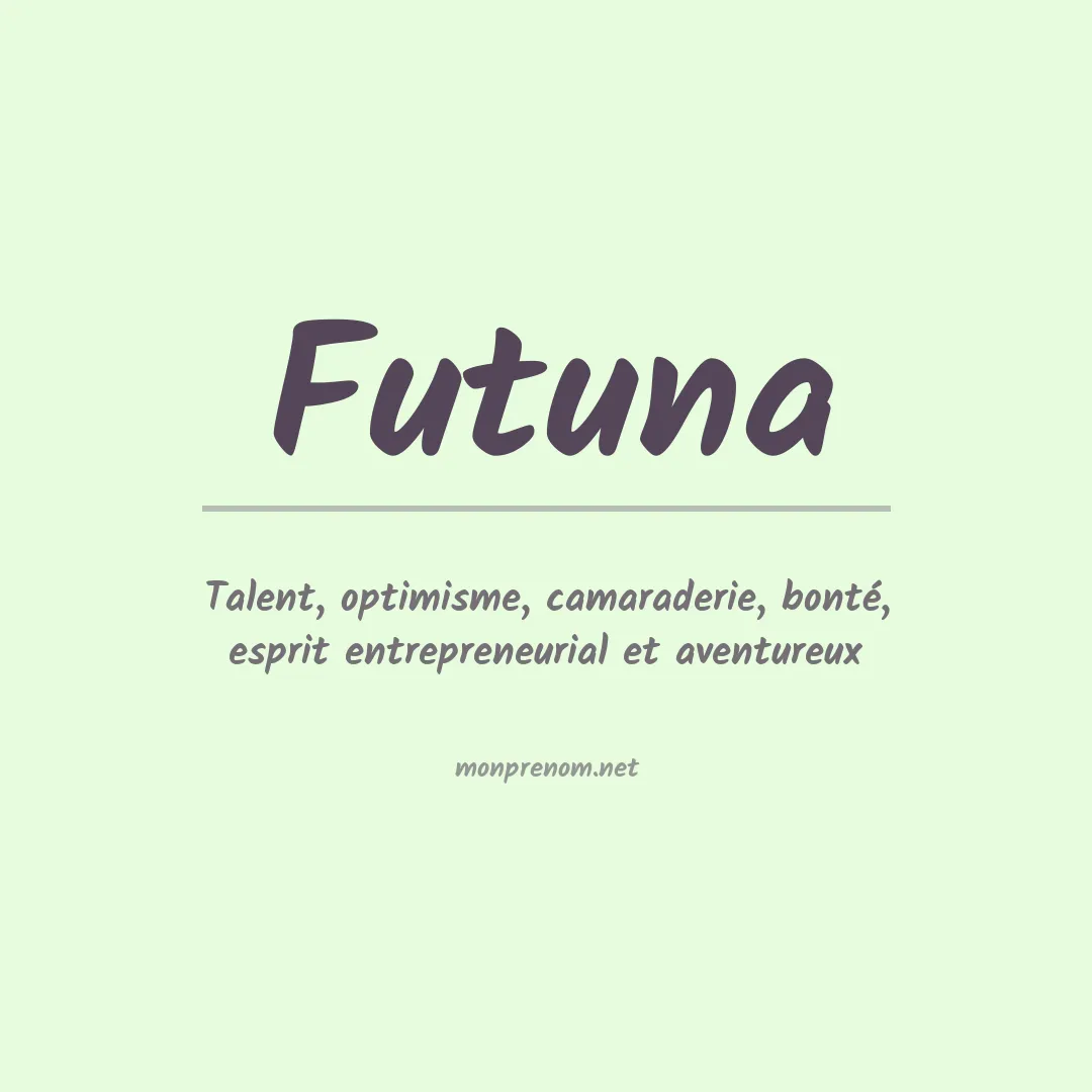 Signification du Prénom Futuna