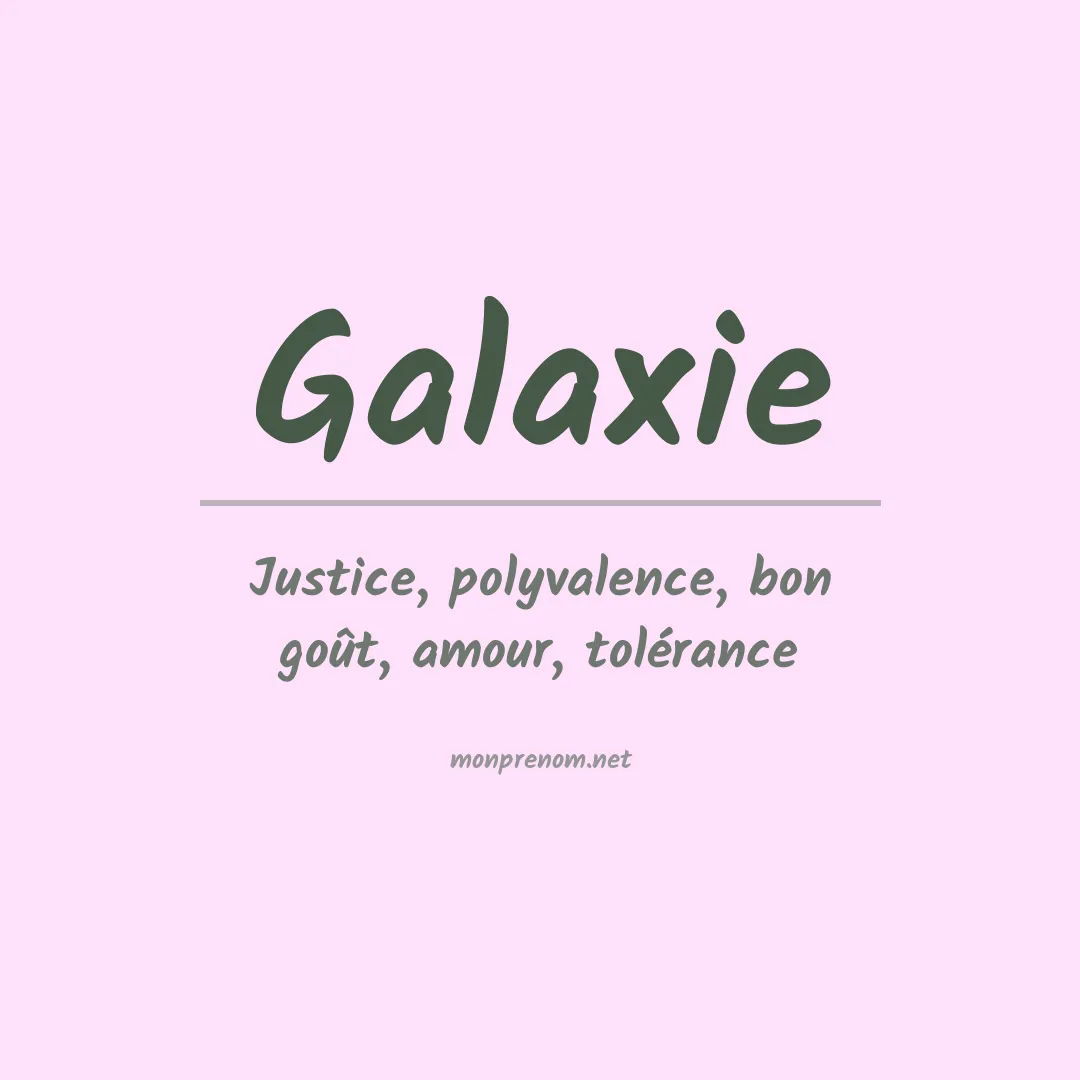 Signification du Prénom Galaxie Signification du Prénom Galaxie