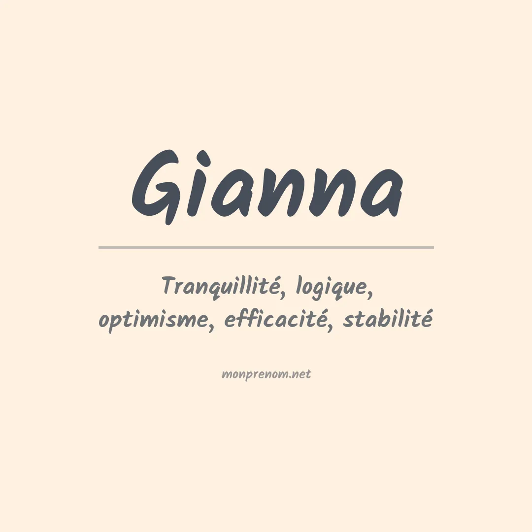 Signification du Prénom Gianna Signification du Prénom Gianna