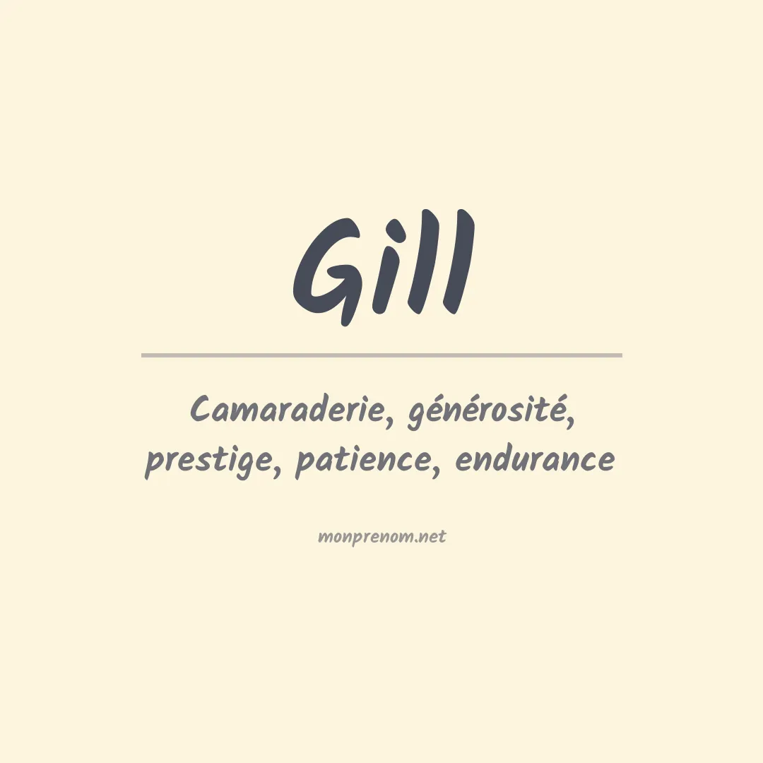 Signification du Prénom Gill