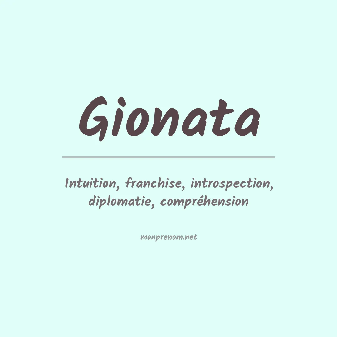 Signification du Prénom Gionata Signification du Prénom Gionata
