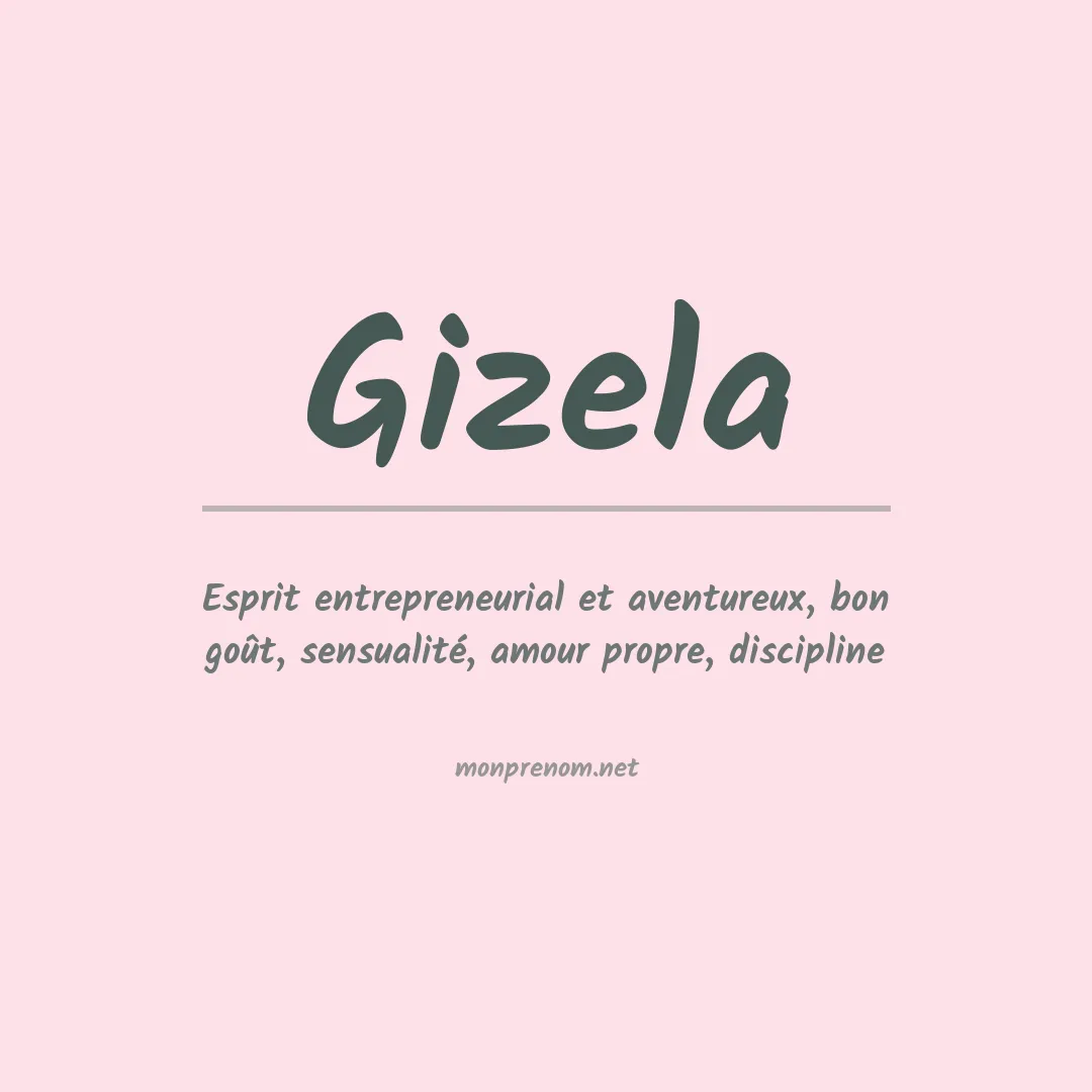 Signification du Prénom Gizela