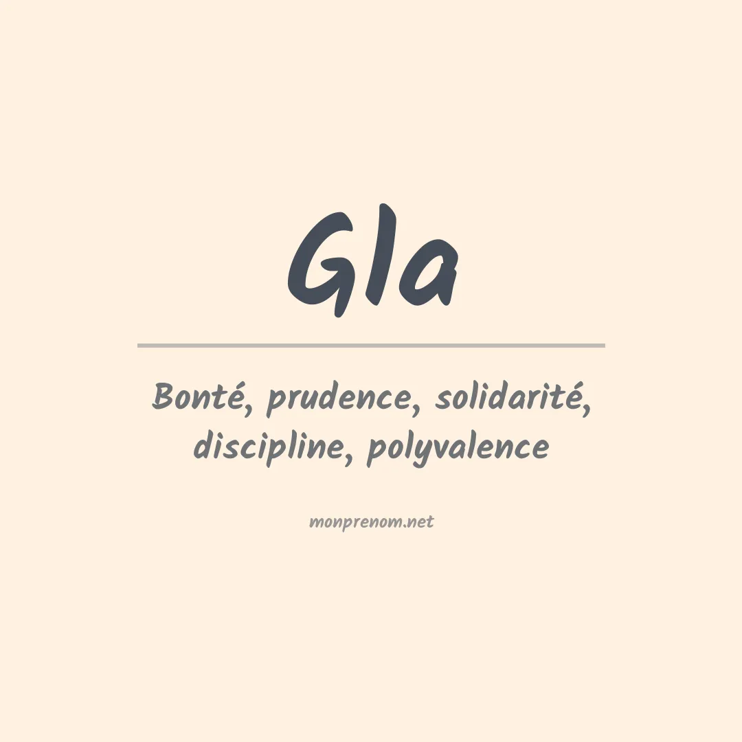 Signification du Prénom Gla Signification du Prénom Gla