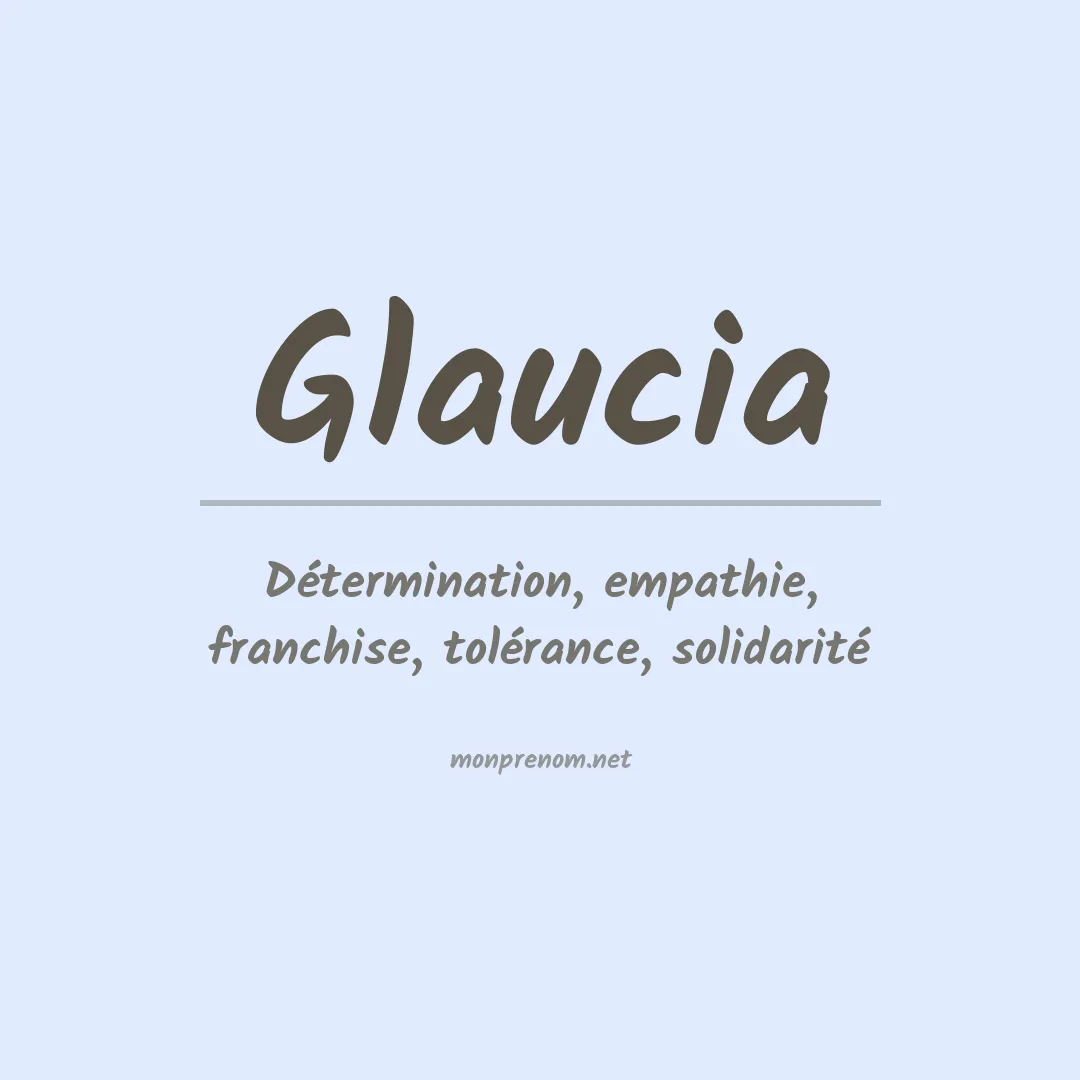 Signification du Prénom Glaucia
