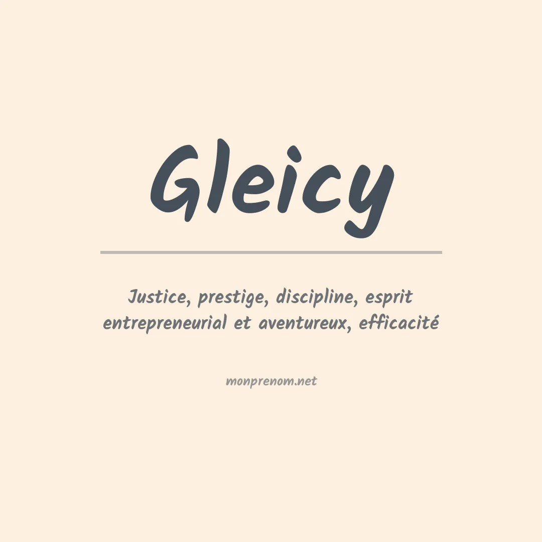 Signification du Prénom Gleicy Signification du Prénom Gleicy