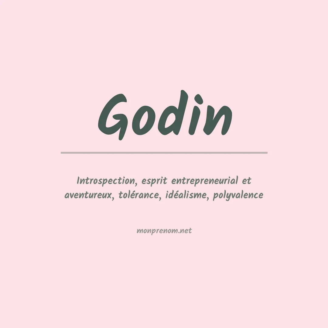 Signification du Prénom Godin