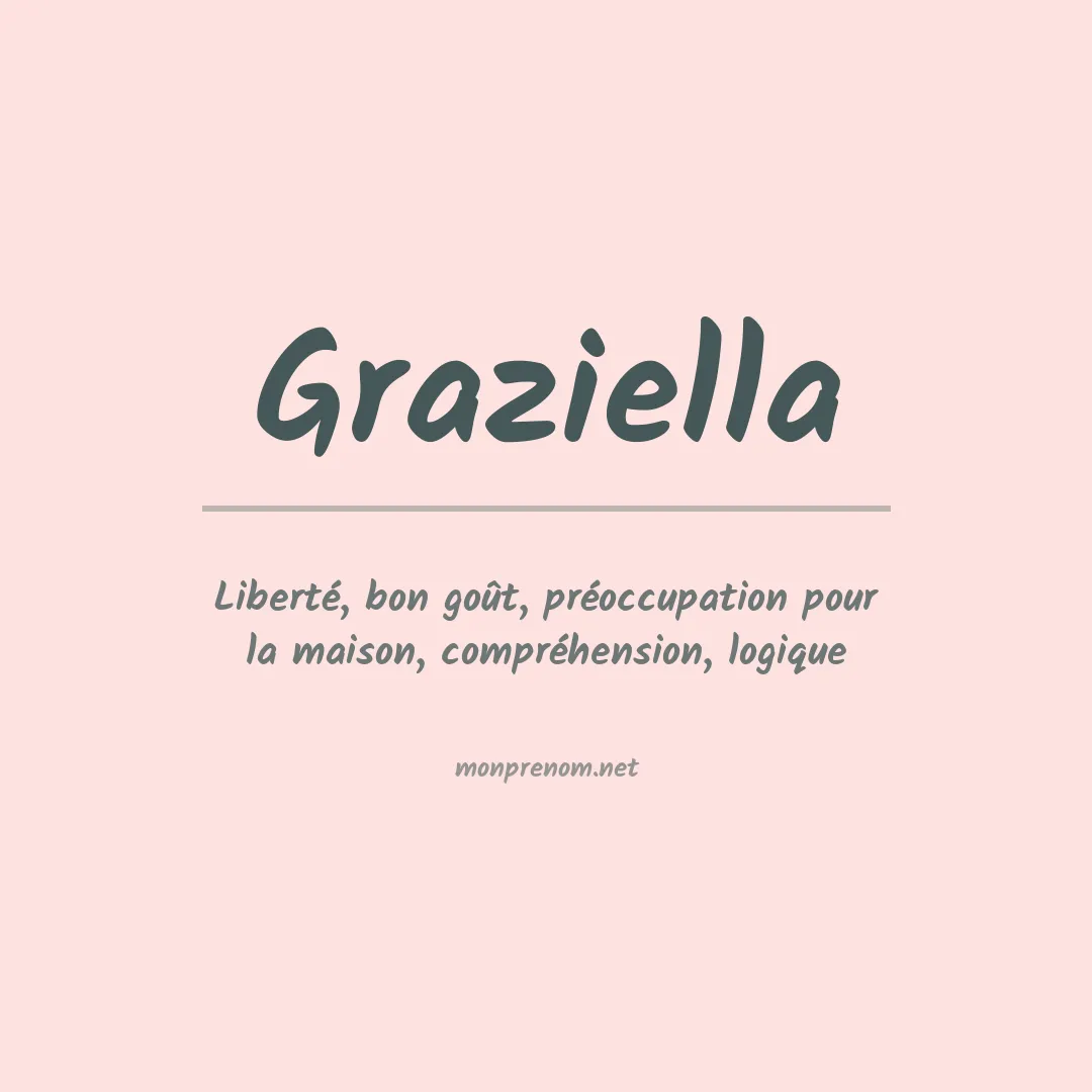 Signification du Prénom Graziella Signification du Prénom Graziella