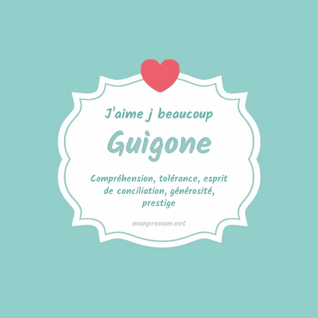 j'aime beaucoup Guigone