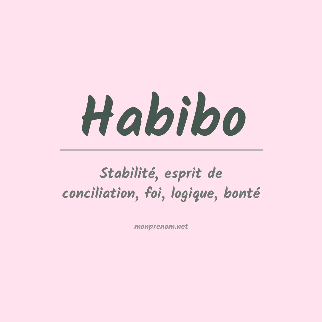 Signification du Prénom Habibo Signification du Prénom Habibo