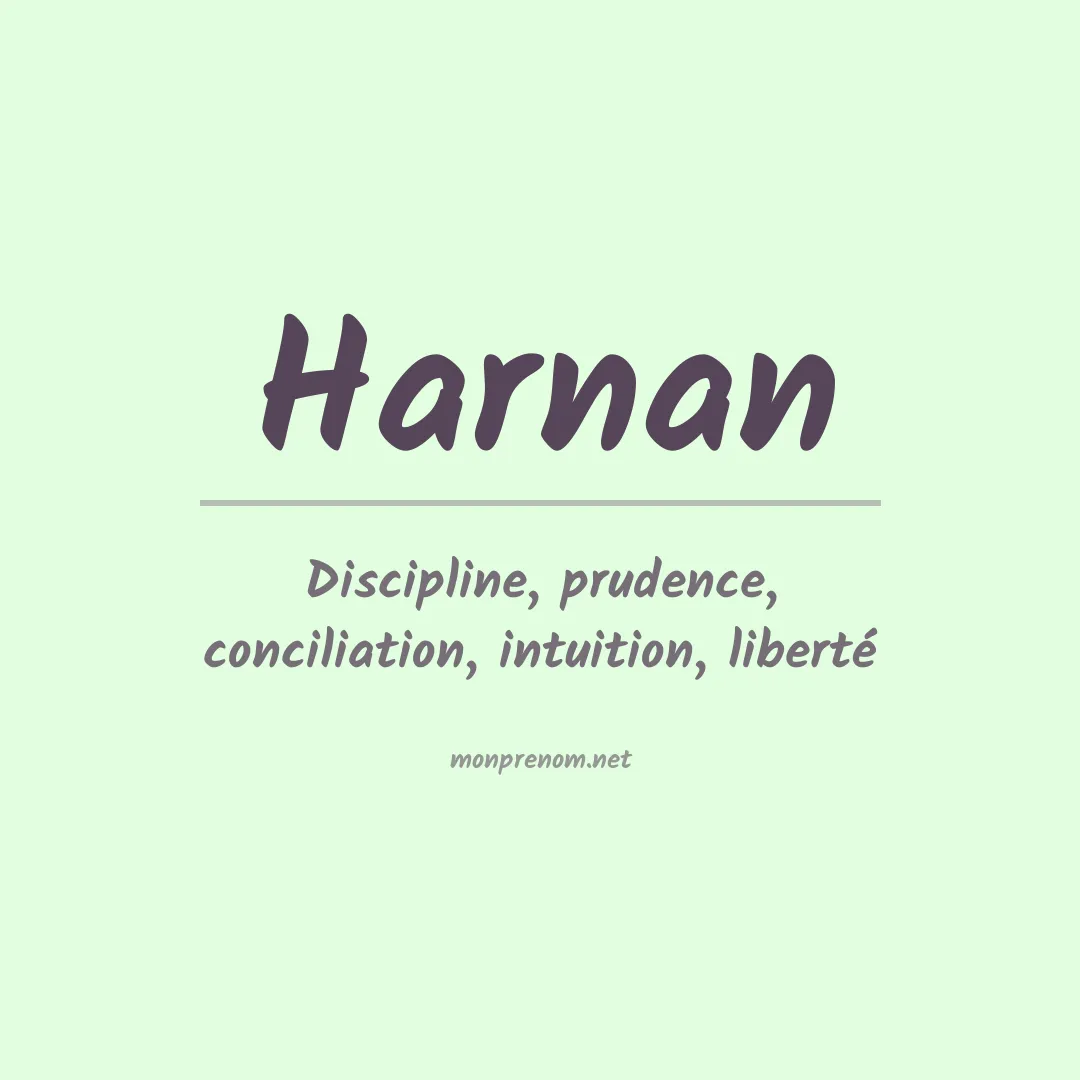 Signification du Prénom Harnan Signification du Prénom Harnan