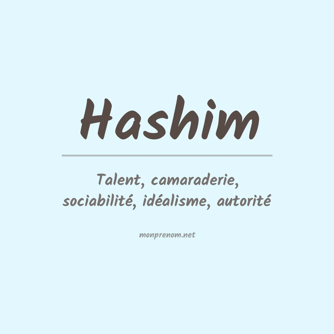 Signification du Prénom Hashim