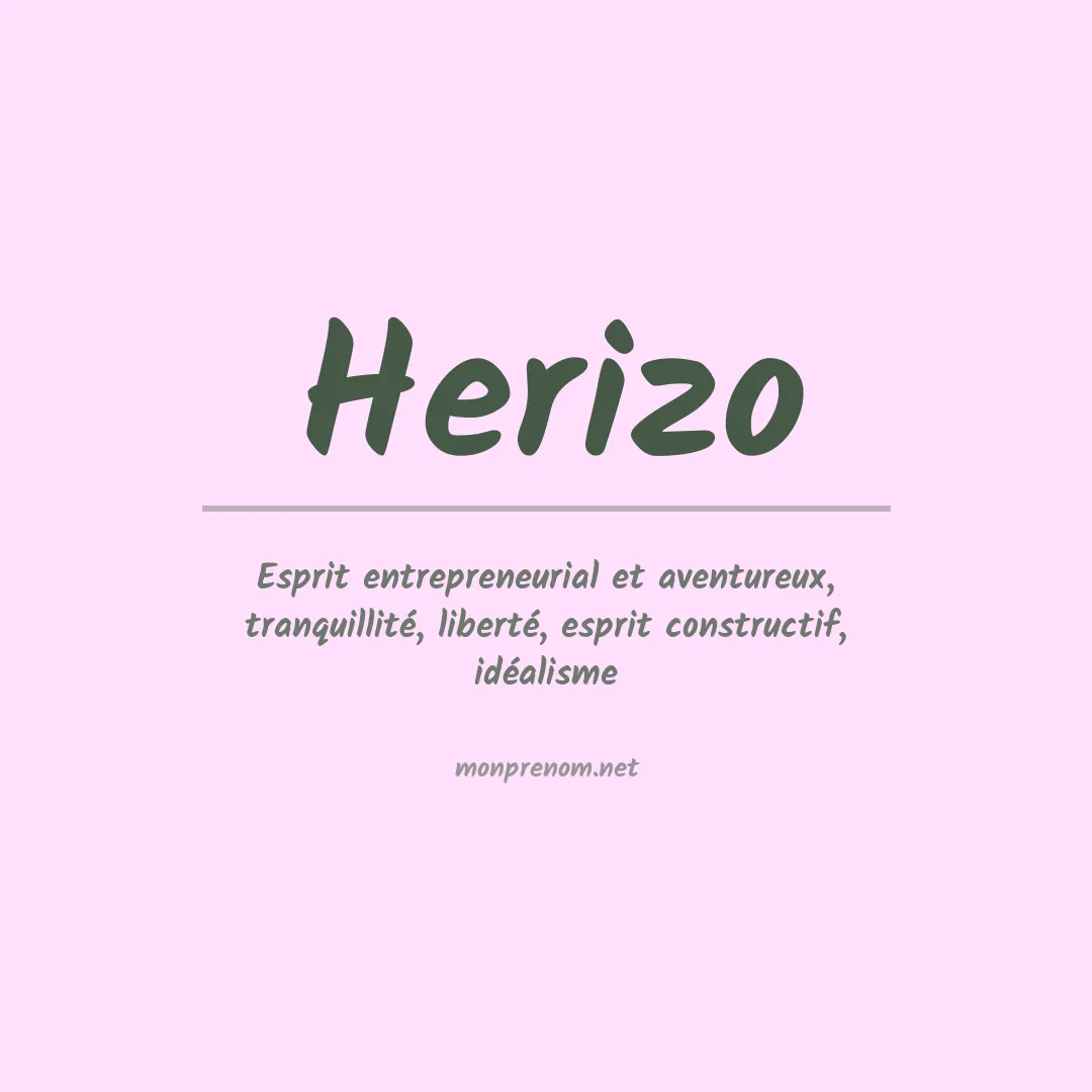 Signification du Prénom Herizo Signification du Prénom Herizo