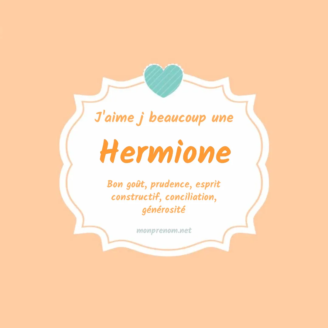 j'aime beaucoup Hermione