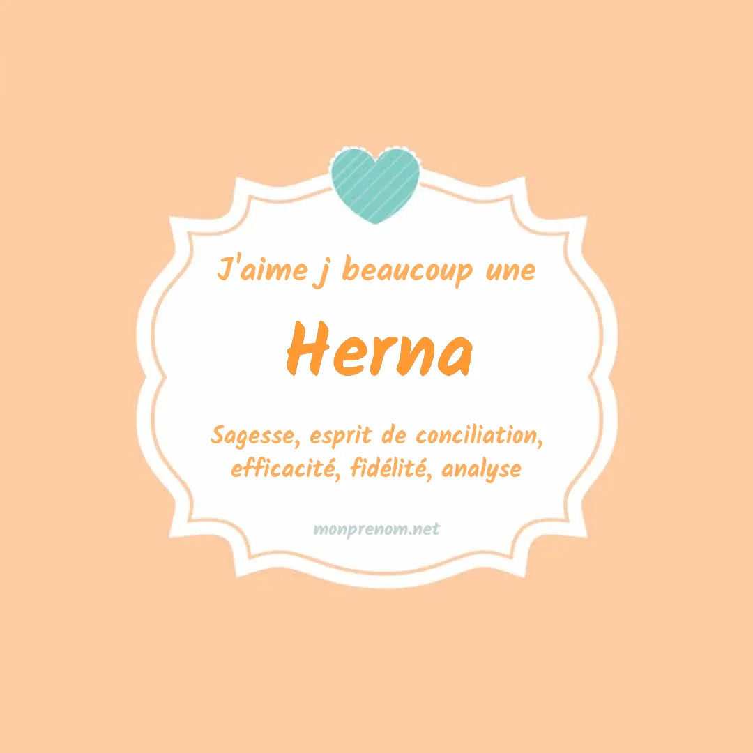 j'aime beaucoup Herna
