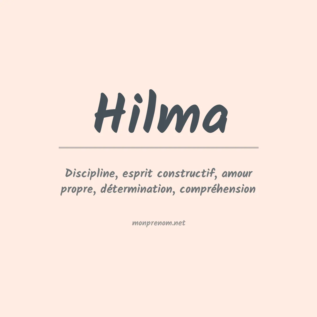 Signification du Prénom Hilma