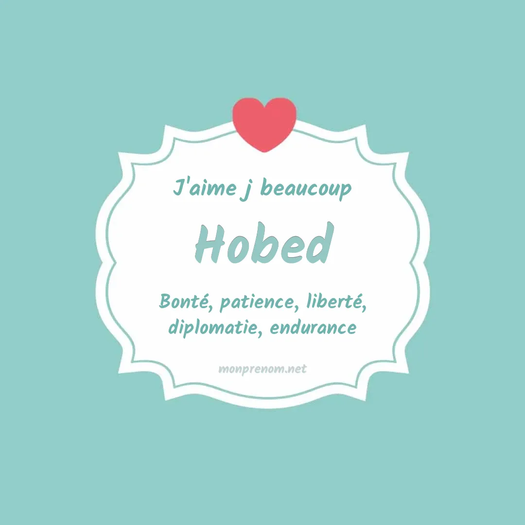 j'aime beaucoup Hobed
