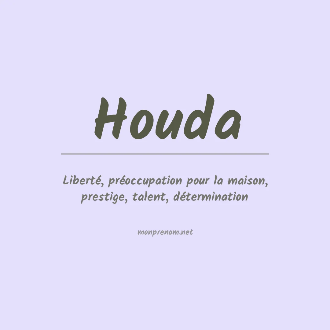 Signification du Prénom Houda Signification du Prénom Houda