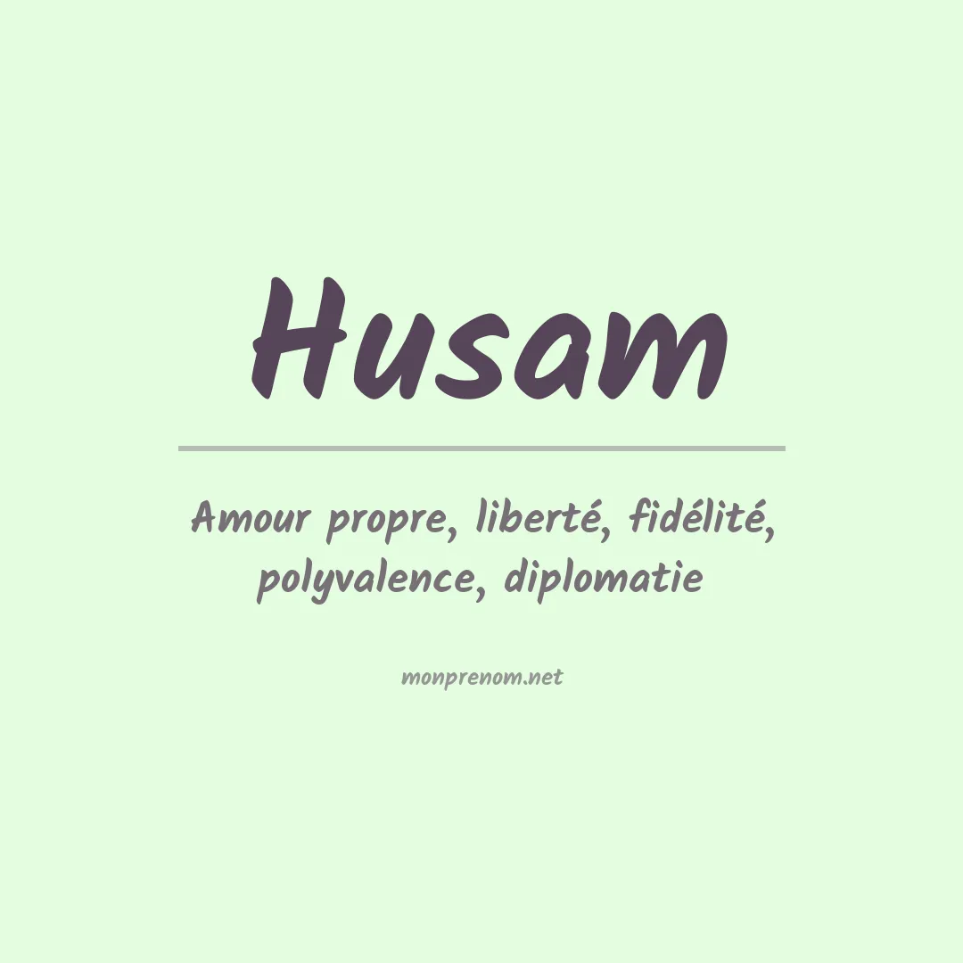Signification du Prénom Husam Signification du Prénom Husam