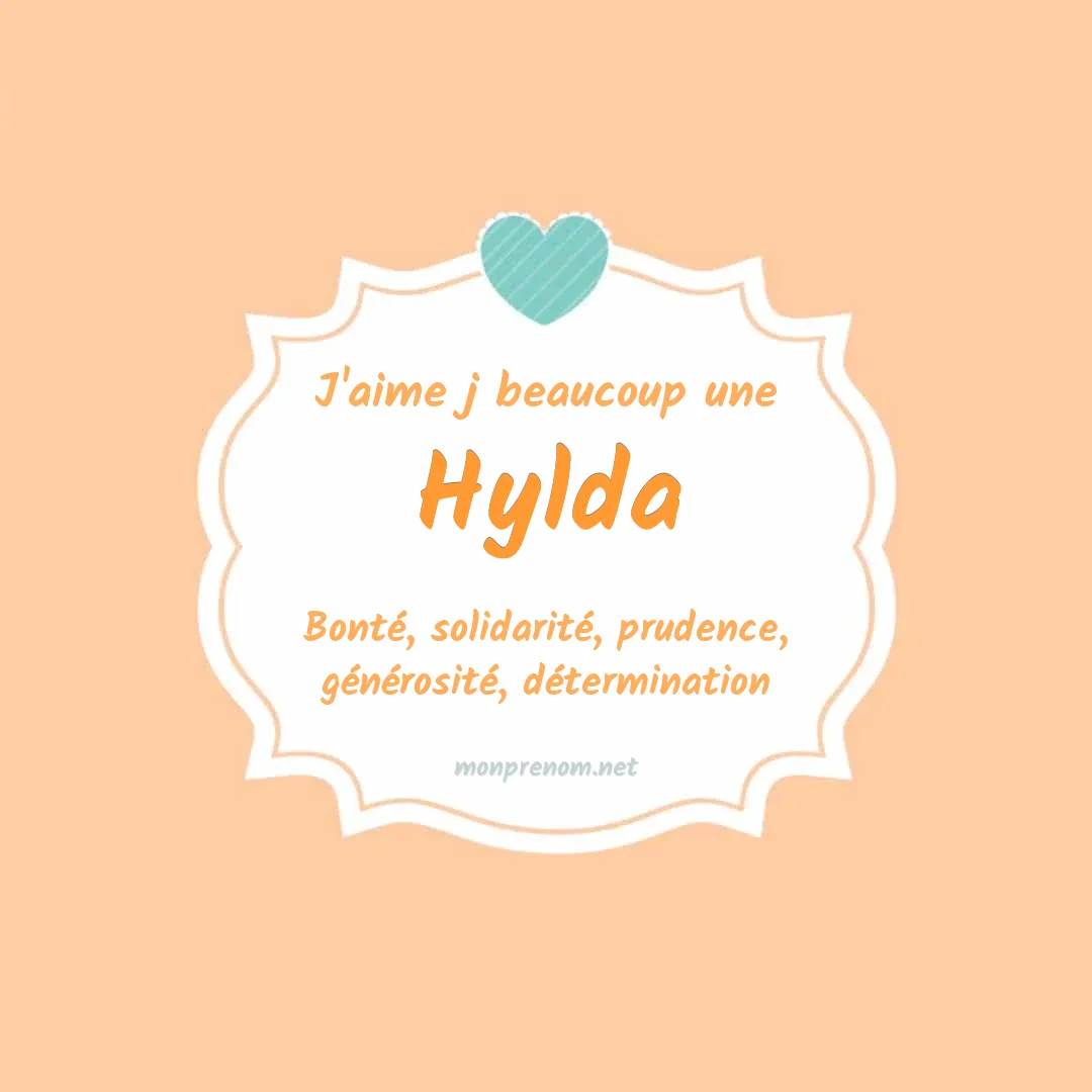 j'aime beaucoup Hylda