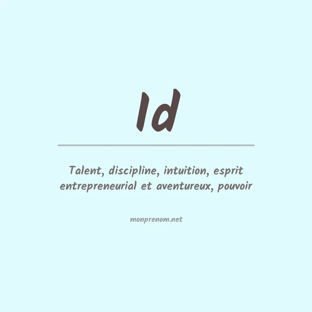 Signification du Prénom Id Signification du Prénom Id