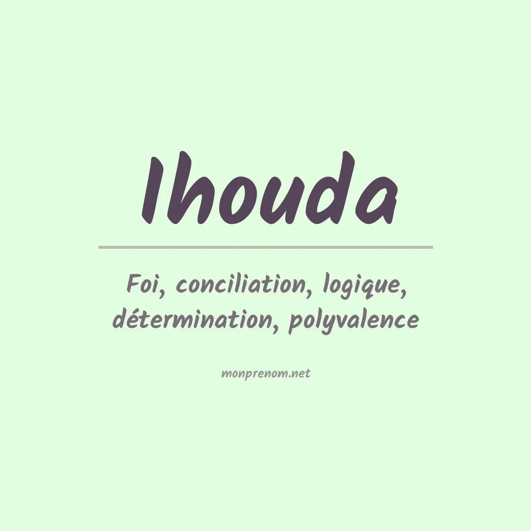 PrénomIhouda