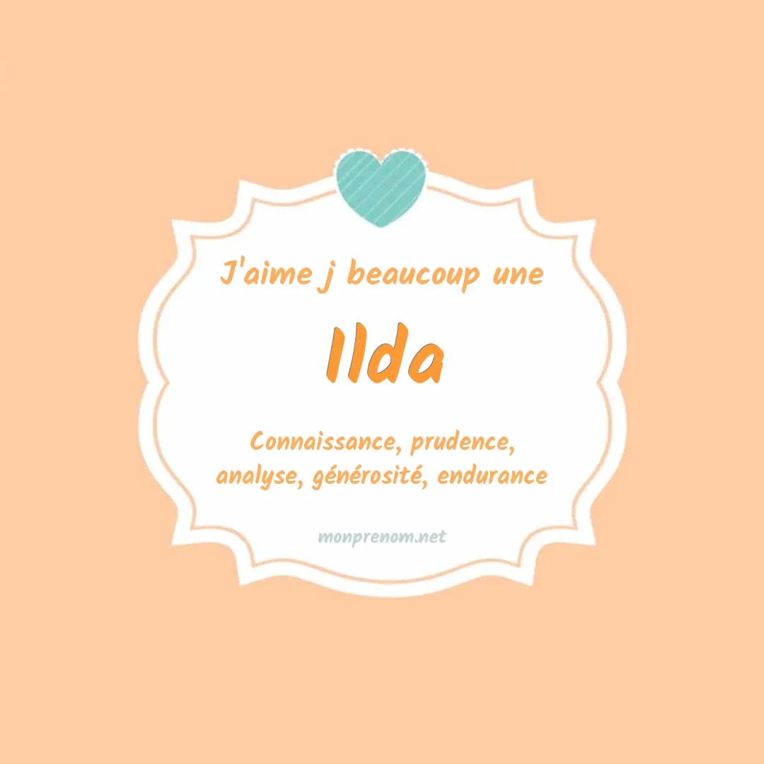 j'aime beaucoup Ilda